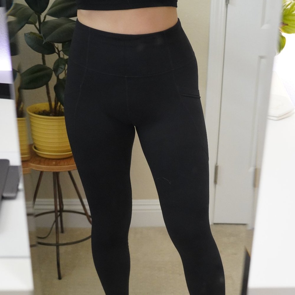 Athleta Powervita Salutation Pocket 7/8 Leggings